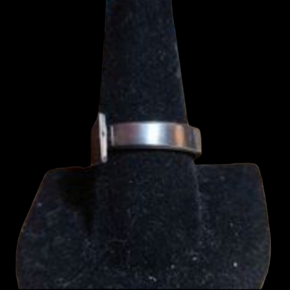 Vintage Size 10.5 Boho Spoon Ring Hand Forged by Me - Picture 3 of 3